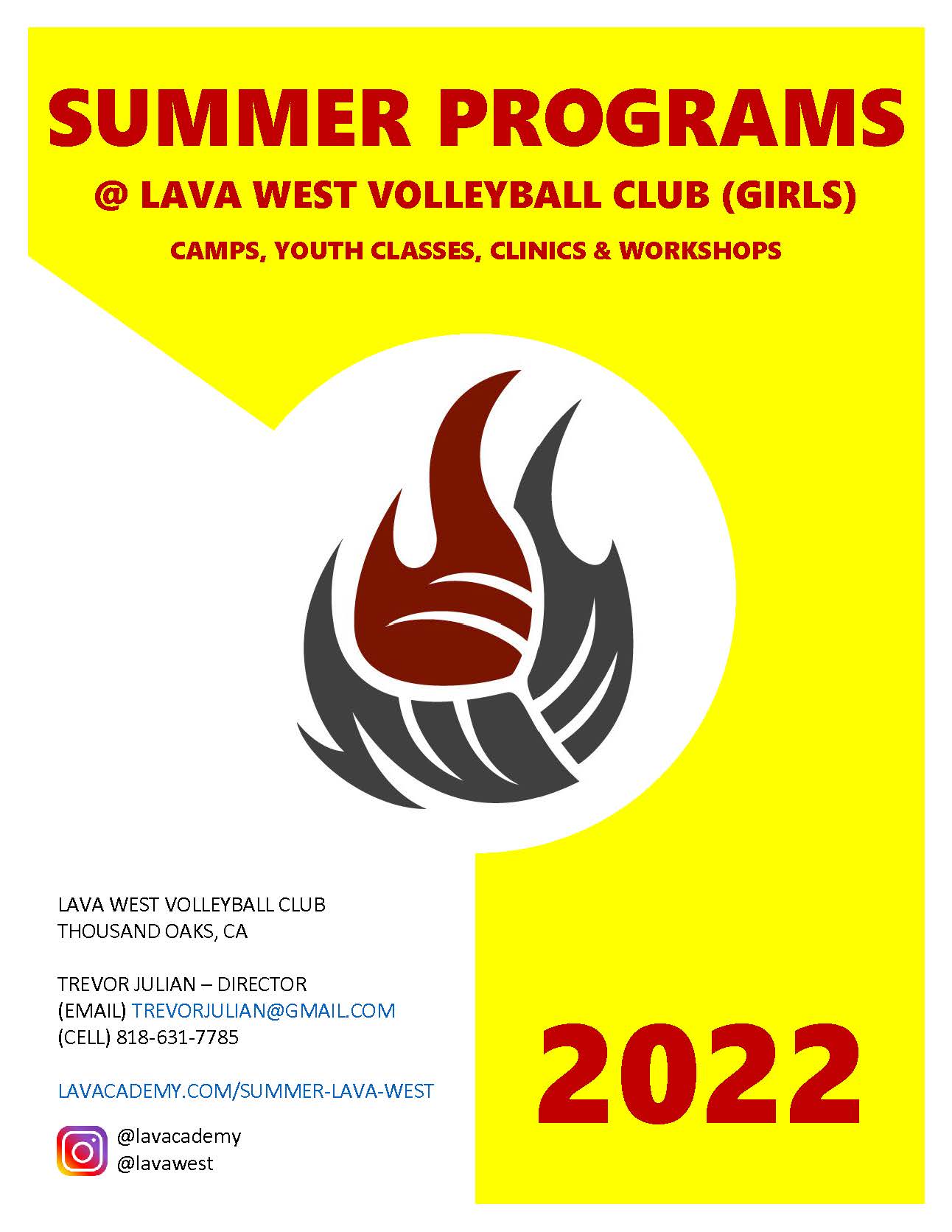 Summer Lava West Los Angeles Volleyball Academy